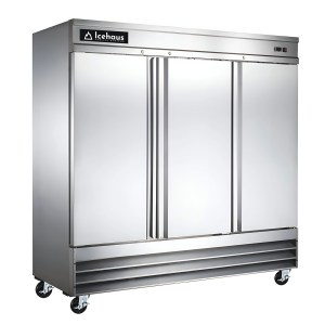 Congelador Industrial 3 Puertas Solidas 73 pies ICEHAUS CV-3PS-SS-01