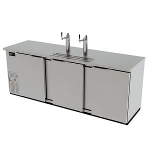 Dispensador Enfriador De Cerveza 3 Puertas 4 Dispensadores ASBER ADDC-94-S HC (4 SEMANAS)