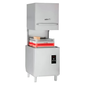 Lavavajillas Industrial De Capota Con Bomba y Dosificador 220-240v ASBER GTM-H500 B W DD SA