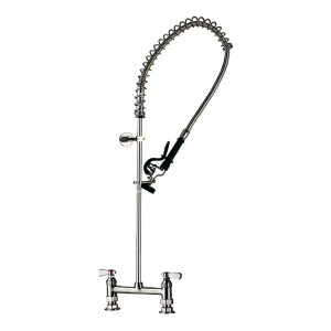 Llave de Prelavado a Cubierta Perforacion Doble y Mezcladora EDENOX 98007 1
