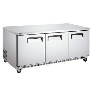 Mesa congelada bajo mostrador