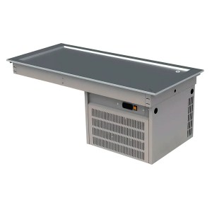 Mesa fría Placa Refrigerada 4 Enteros 115V 60HZ ASBER DRFP-411-CU (4 SEMANAS)