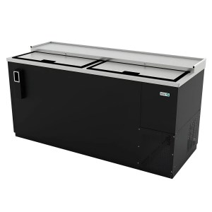 Refrigerador Botellero Horizontal Vinyl Negro 2 Puertas ASBER ADBC-65 HC (4 SEMANAS)