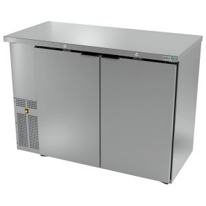 Refrigerador Contrabarra Acero Inoxidable 2 puertas Solida Ac Inox Slim Line ASBER ABBC 24 48 S HC