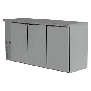 Refrigerador Contrabarra Acero Inoxidable 3 puertas Solida Ac Inox Slim Line ASBER ABBC 24 72 S HC
