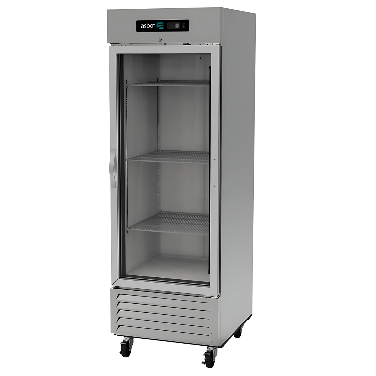 Refrigerador Industrial Vertical 1 Puerta Cristal Asber ARR-23-G-H HC (4 SEMANAS)