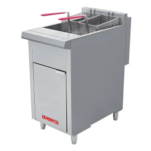 Freidora Industrial 2 canastilla 25.5 Litros A Gas CORIAT TURBO-25.5-4Q DE PISO HD