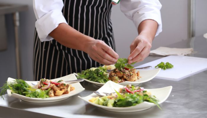 área de cocina de restaurante