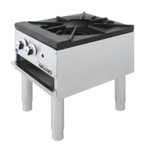 Estufon de 1 sección patas largas gas natural DRAGO GNFO-01-SH