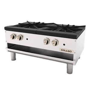 Estufon de 2 secciones horizontal patas cortas natural drago GNFO-02-HLH