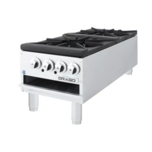 Estufon de 2 secciones vertical patas cortas propano DRAGO GPFO-02-VLH