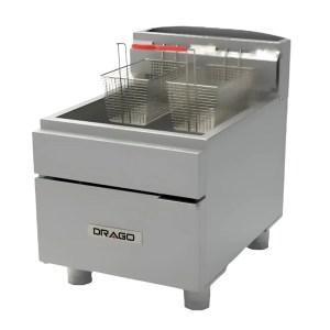 Freidora Industrial Sobremesa A Gas 8L 28 Cm DRAGO Fg-8