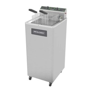 Freidora Industrial Eléctrica 3.5KW 220V/3F 15L METALCUBAS FOE15P