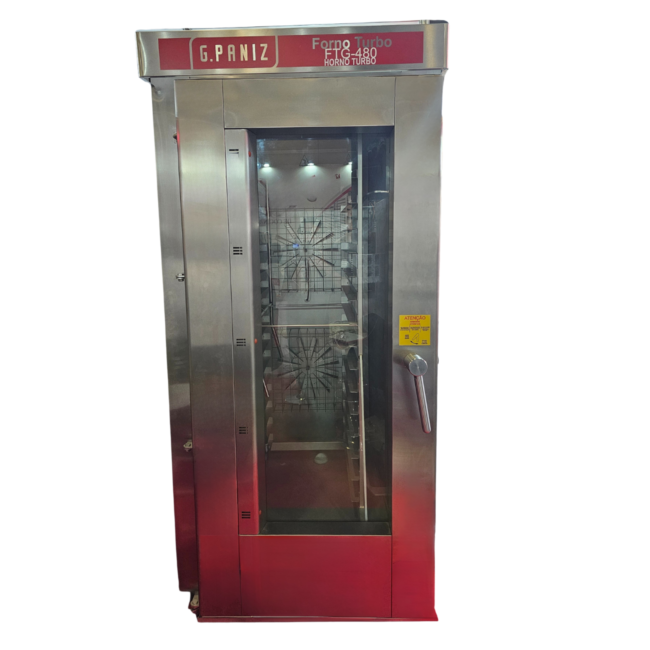 Horno de Convección Con Vapor Turbo a Gas 16 Charolas Doble Turbina GPANIZ FTG480 - Imagen 4