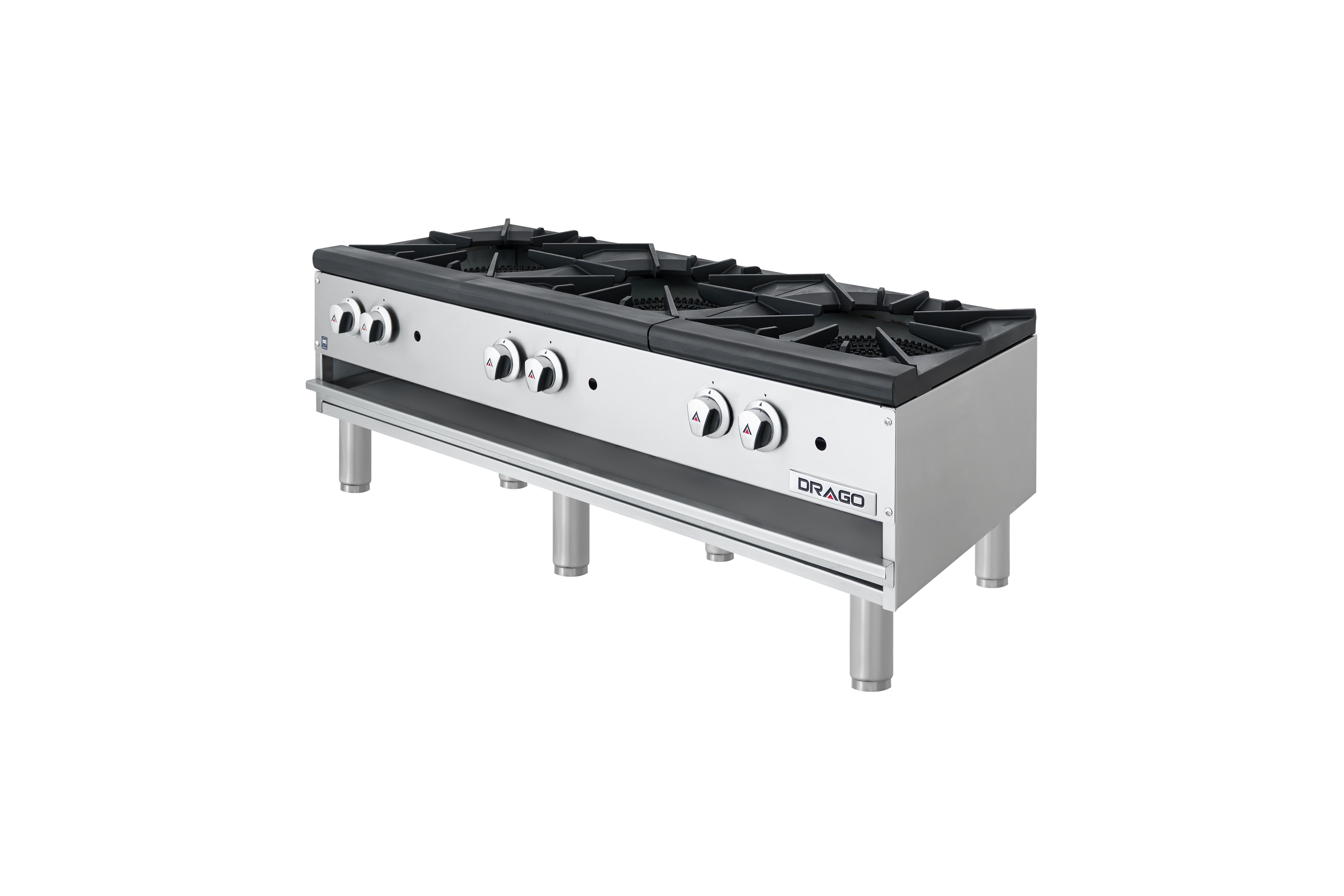 Estufon de 3 secciones horizontal patas cortas natural drago GNFO-03-HLH - Imagen 11