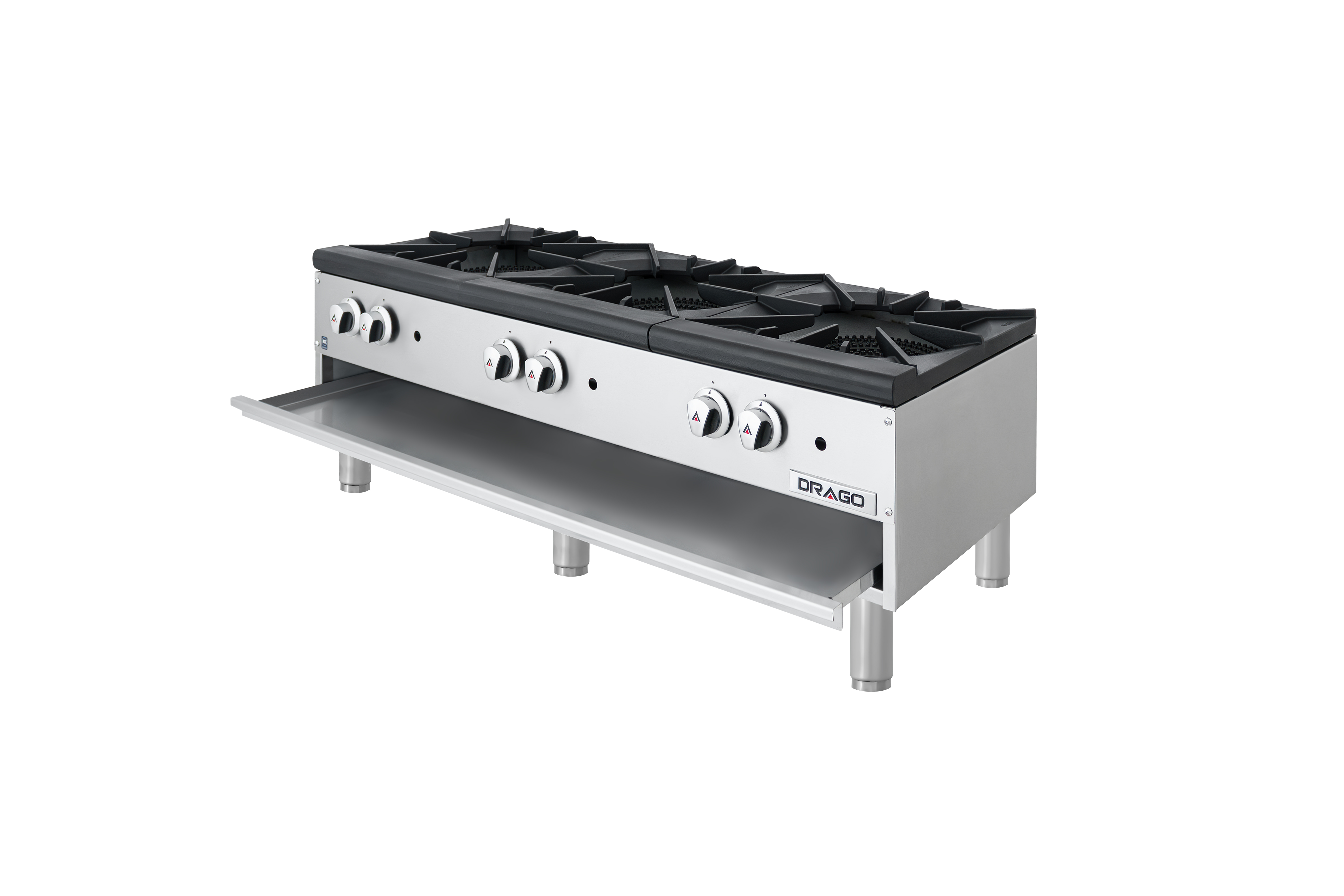 Estufon de 3 secciones horizontal patas cortas natural drago GNFO-03-HLH - Imagen 10