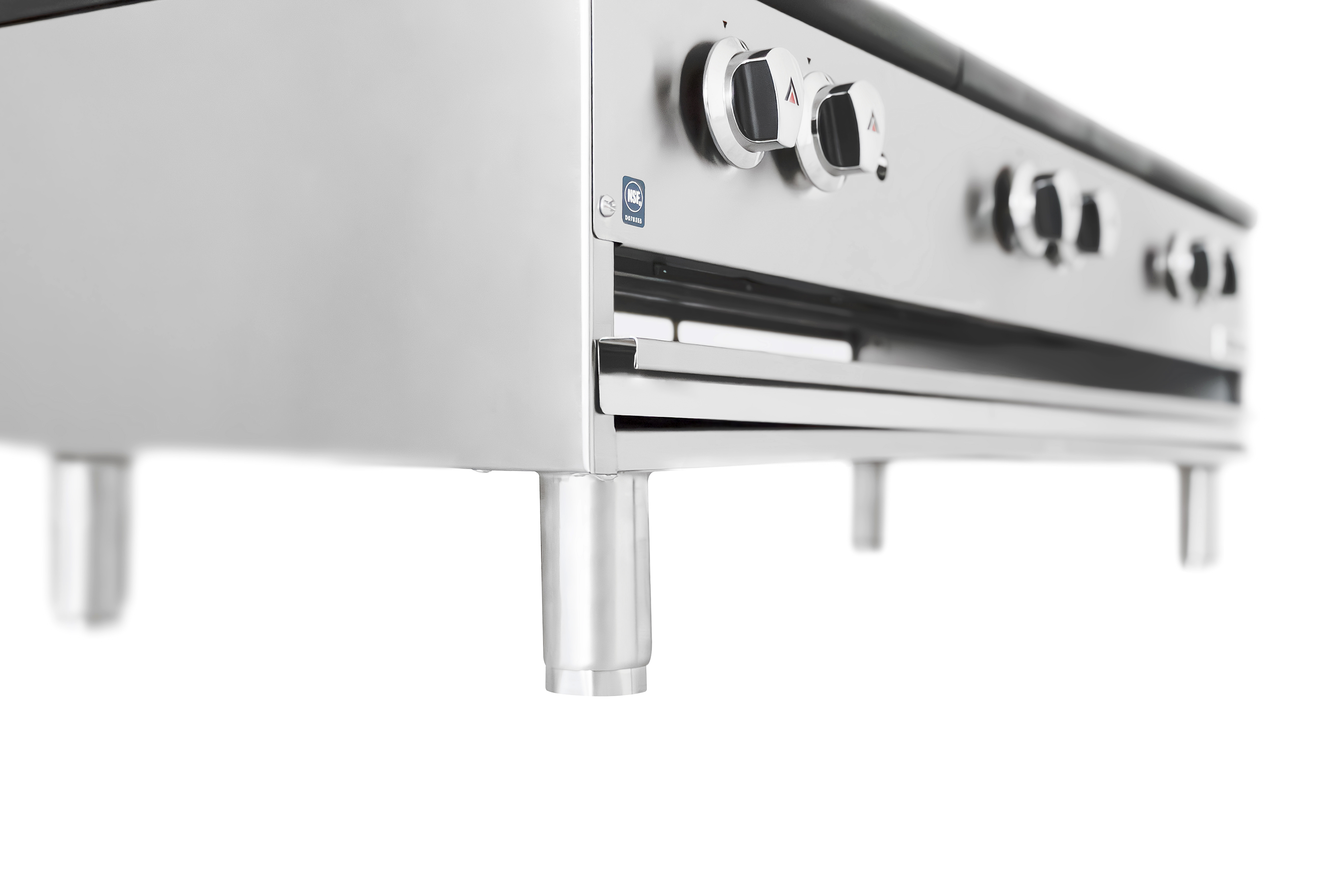 Estufon de 3 secciones horizontal patas cortas natural drago GNFO-03-HLH - Imagen 4