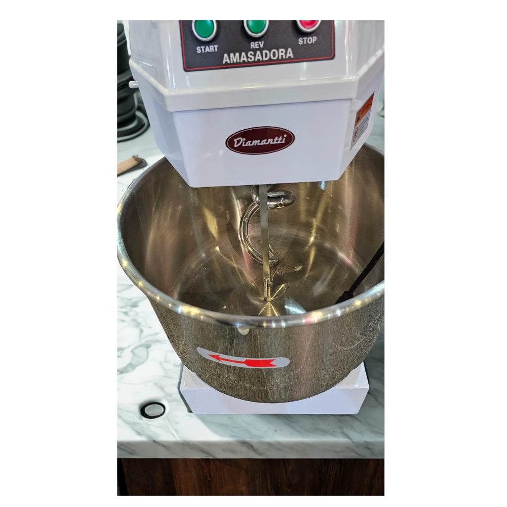 Amasadora Industrial 40 Litros 15 Kg Harina 2 HP DIAMANTTI AD-40 - Imagen 5