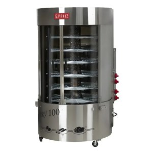 Rosticero de Pollos A Gas Rotativo Verical 100 KG GPANIZ ARV100CQC