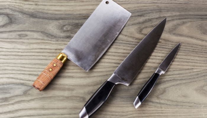 cuchillo de acero inoxidable