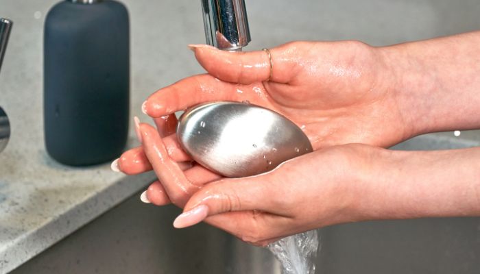 jabon de acero inoxidable