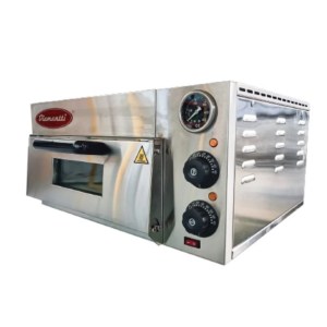 Horno Para Pizza Electrico De Piedra 1 Charola 40X40 Cm 110V DIAMANTTI Hpde-1