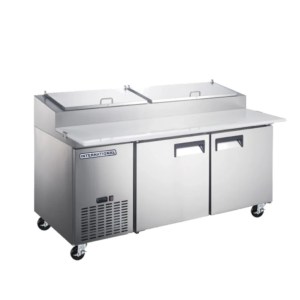 Mesa Refrigerada De Preparacion De Pizzas 2 Puertas 180 Cm INTERNATIONAL INT- MPP-2P-AI