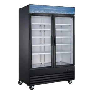 Refrigerador industrial 2 puertas Cristal 40 pies INTERNATIONAL INT/RV-2PV-AI