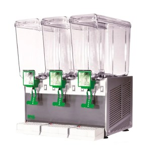 Dispensador De Bebidas Giratorio 3 Depositos De 20 Litros 120V BRAS Maestrale Extra 20.3 Mixer