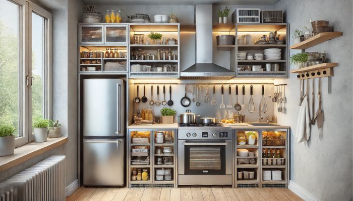 Cocina pequeña profesional