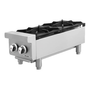 Parrilla de 2 Quemadores 30cm DRAGO CG-20