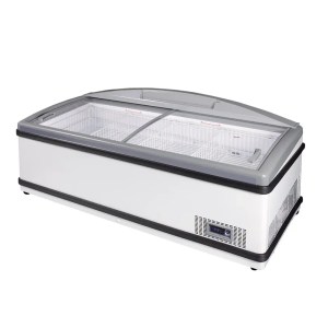 Exhibicion Dual Refrigerada Congelador Supermercado 574L CRT PROFESSIONAL DUAL TEMP SMR 1940 SLB A1B2 AD LED