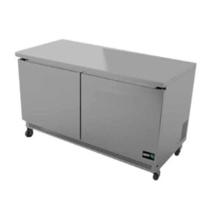 Mesa Congelada Bajo Mostrador 2 Puertas Solidas Premium Line ASBER AUTF-60 P HC