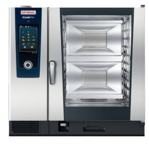 Horno Combinado A Gas 10 Insertos 2-1 GN 220V 2F RATIONAL iCP 102 Gas