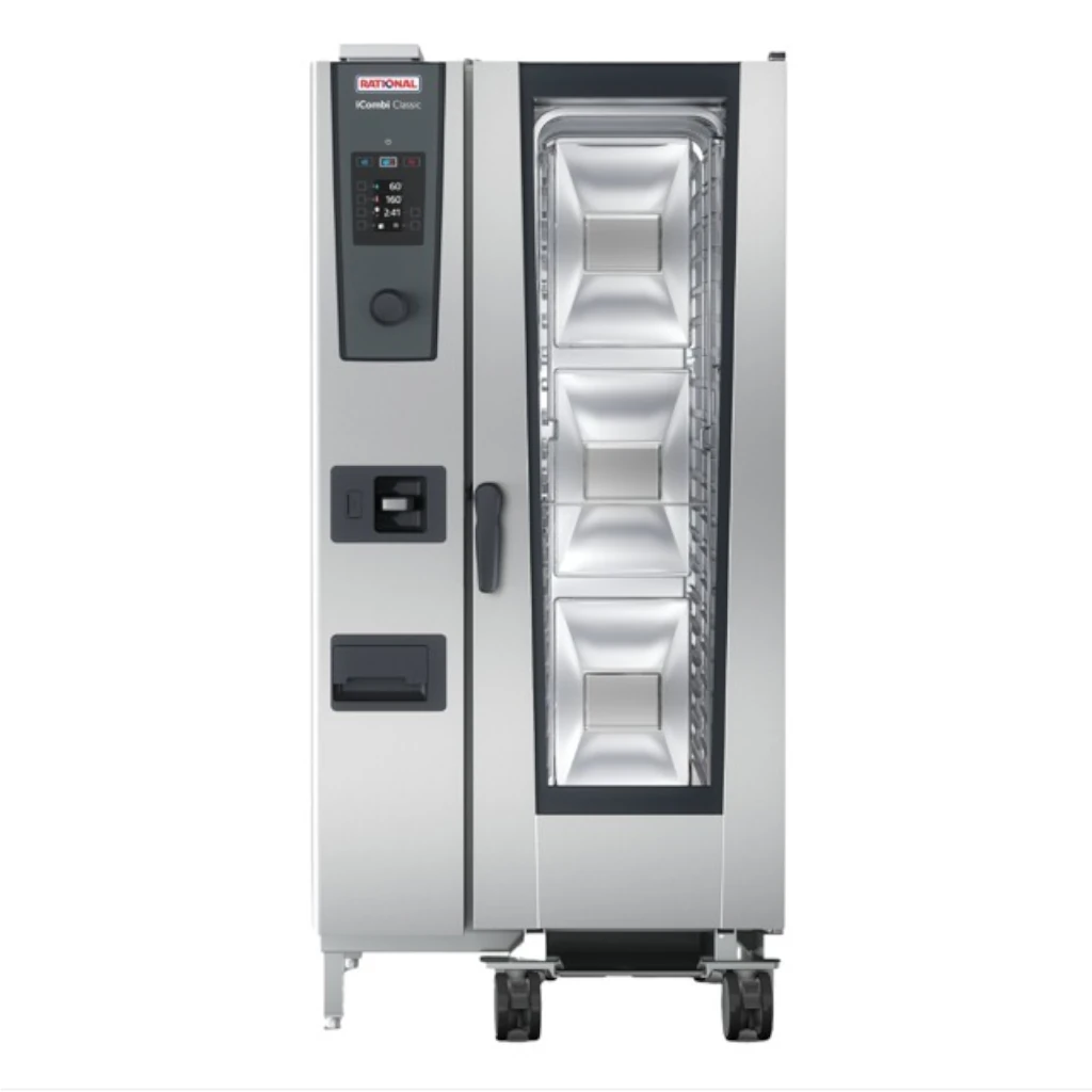 Horno Combinado A Gas 20 Insertos 1-1 GN 110V 1F RATIONAL iCC 201 GAS