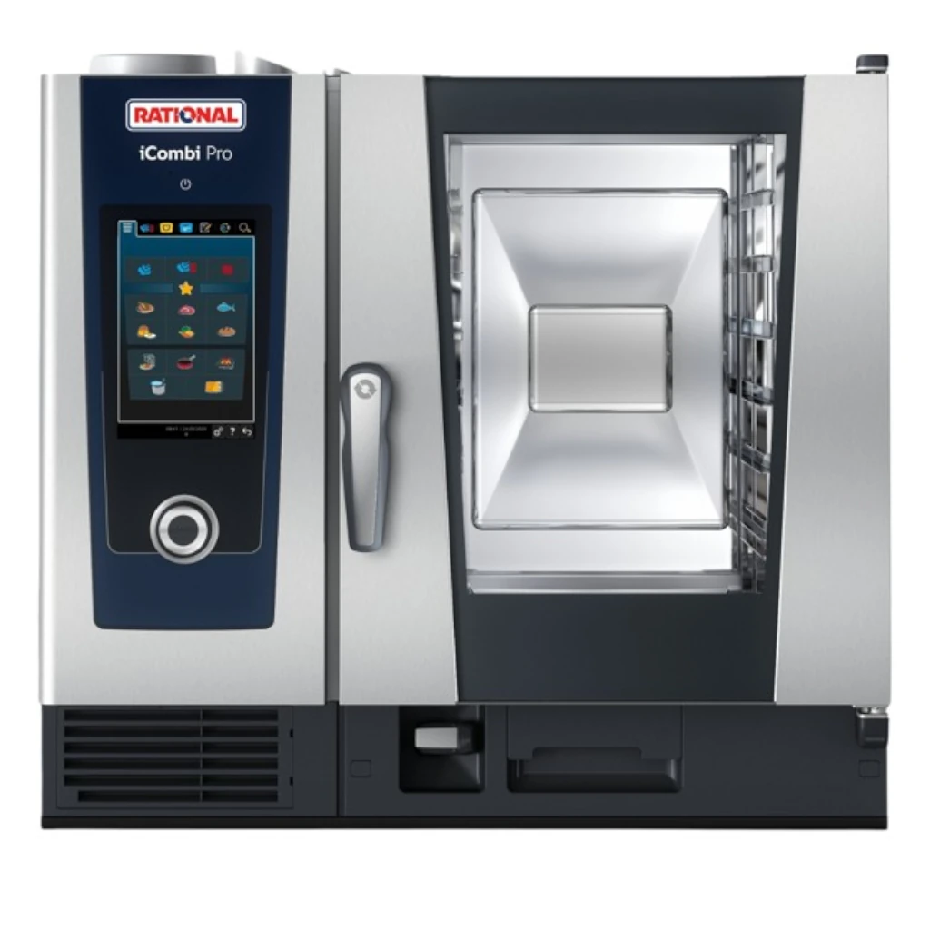 Horno Combinado Eléctrico 6 insertos 1-1 220V 3F GN RATIONAL iCP 61 Electrico