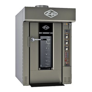 Horno a Gas Rotativo 12 Charolas 45x65 cm 220V 3F ZUCHELLI BABY GAS