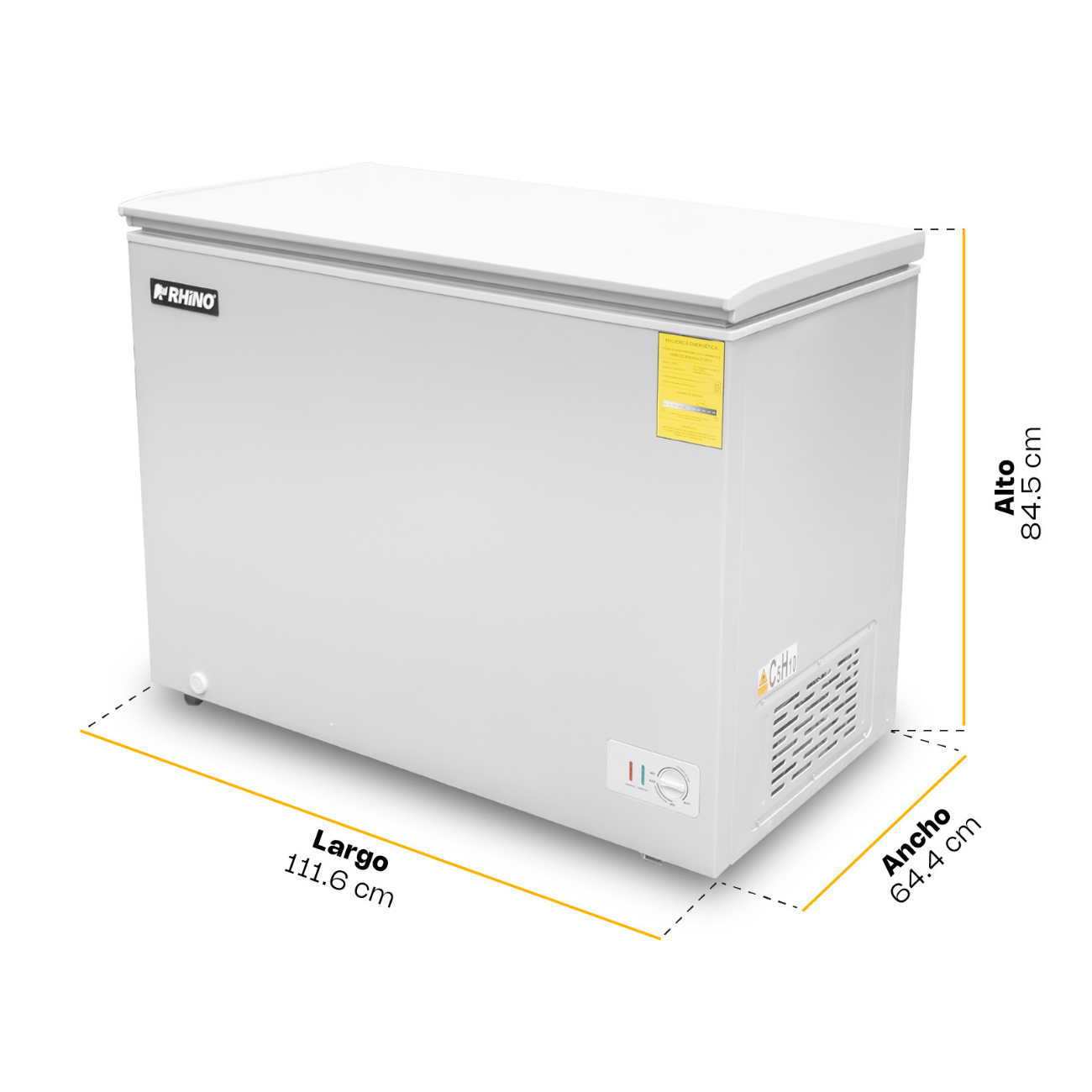 Congelador Tapa Cofre 10 Pies RHINO CONGECO-10 - Imagen 10