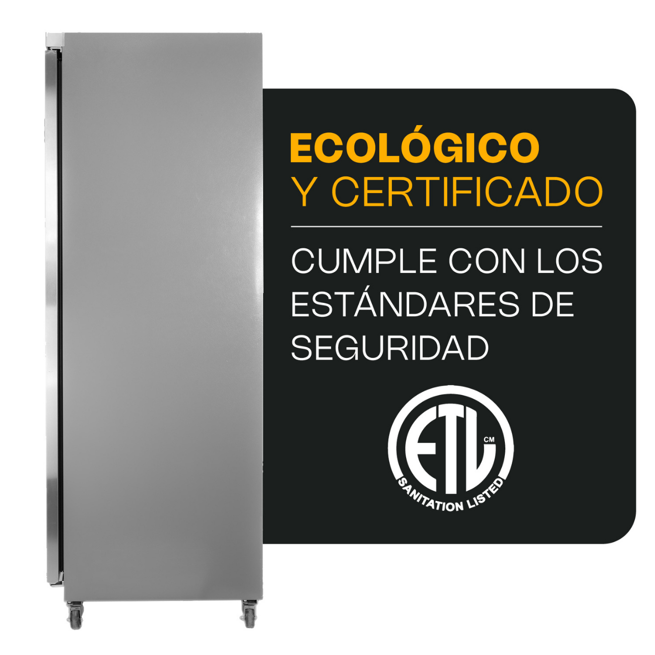 Refrigerador Industrial Vertical 1 Puerta Solida 23 Pies RHINO REVESOL-23 - Imagen 3