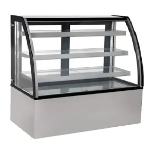 Vitrina Refrigerada a Piso Cristal Curvo 210cm 220V GELUM GD-VFG-PC-210-3