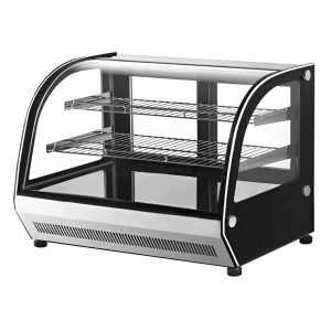 Vitrina Refrigerada Sobremostrador Cristal Curvo 90cm GELUM GD-VFG-MC-90