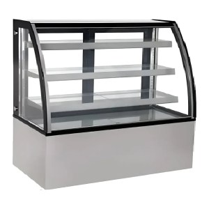 Vitrina Refrigerada a Piso Cristal Curvo 90cm 220V GELUM GD-VFG-PC-90-3