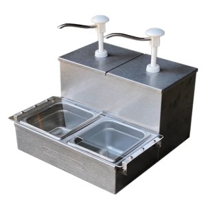 Surtidor de Catsup Liquidos y 2 Depositos Para Verduras INTERNATIIONAL SC-2