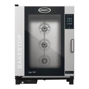 Horno Electrico Panadero BAKERTOP MIND.Maps™ PLUS COUNTERTOP 8 Charolas 65x45 Cm 220v/3f UNOX XEBC-10FS-EPRM-AL