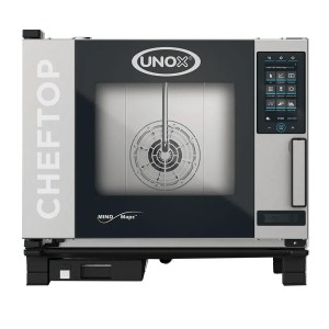 Horno A Gas Gastronomico CHEFTOP MIND.Maps™ PLUS COUNTERTOP 5 Insertos 1/1 GN 220v/2f UNOX XEVC-0511-GPRM-MS