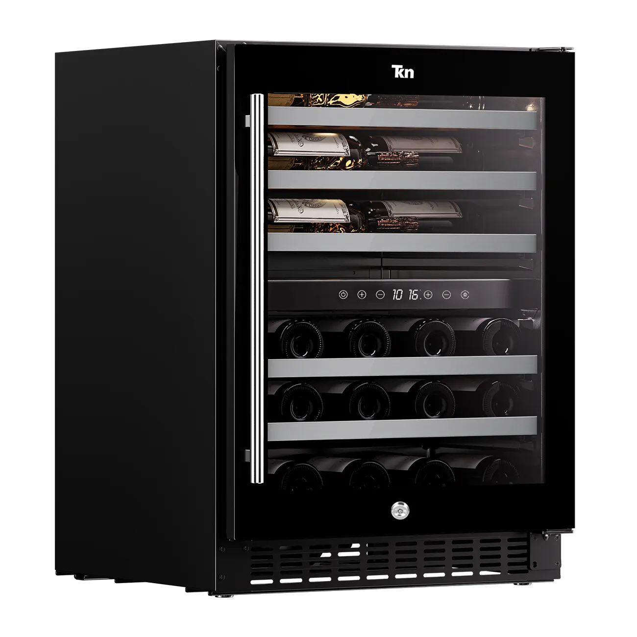 Cava de Vinos Empotrable o Freestanding 46 Botellas TEKNIKITCHEN WC2T46 - Imagen 2