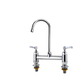 Llave Mezcladora a Cubierta de 8" + Cuello de Ganso de 5" TKN TKNM8C+TKN5SG