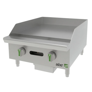 Plancha A Gas Encendido Manual 2 Quemadores 61 Cm ASBER Emerald Line AEMG 24 EM