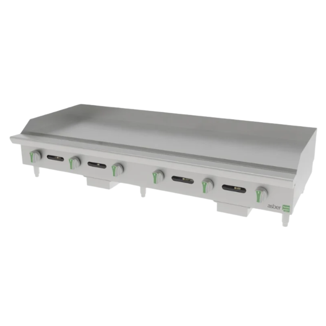 Plancha A Gas Encendido Manual 6 Quemadores 183 Cm ASBER Emerald Line AEMG 72 EM