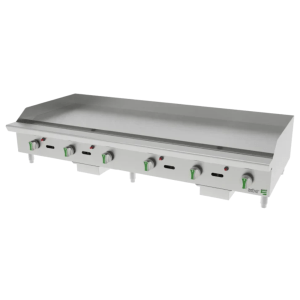 Plancha A Gas Encendido Electronico 6 Quemadores 183 Cm ASBER Emerald Line AETG 72 EM